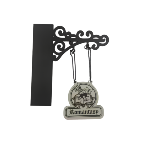 romantacy bookshelf decoration sign