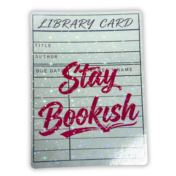 Library Card Holographic Kindle Insert Collection