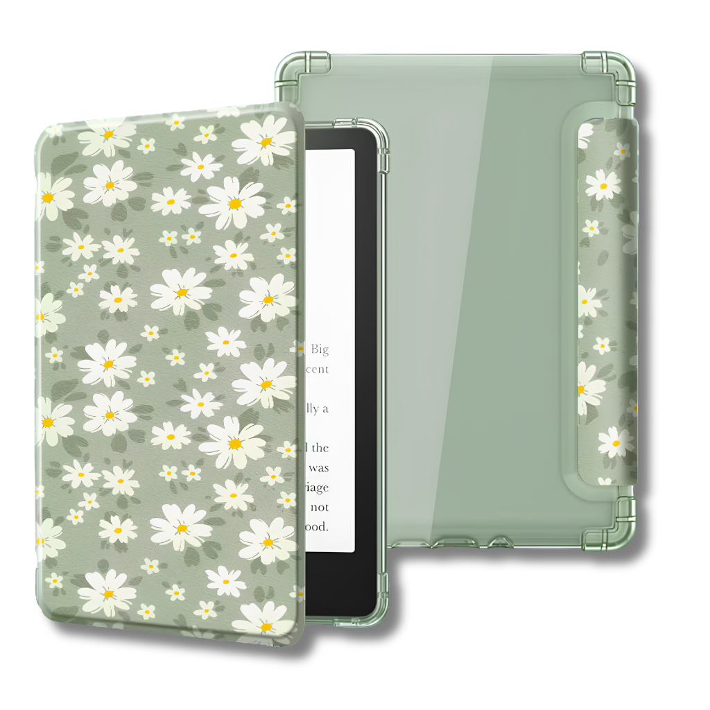 Daisy Matcha Kindle Basic 11th Gen Flip Case