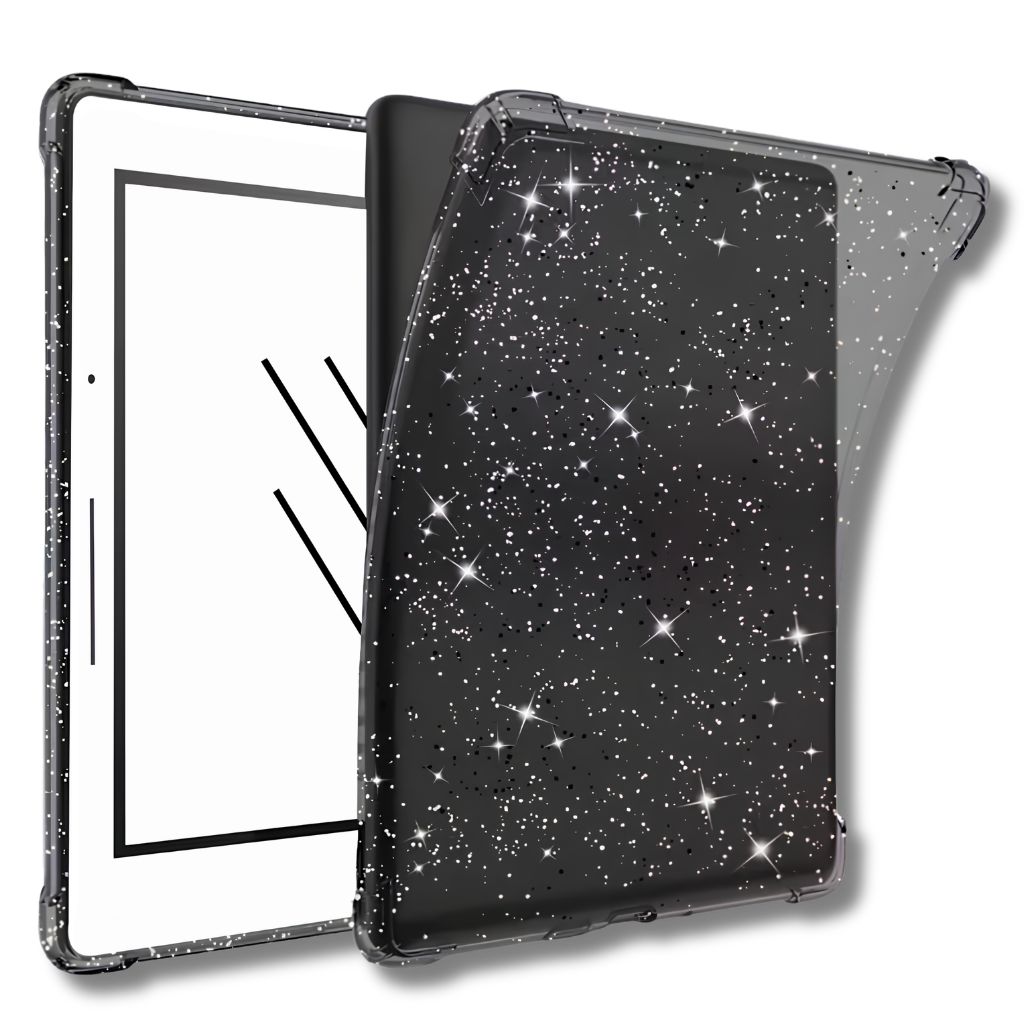Glittery Clear Kindle Case (Kindle Basic 11th Gen)