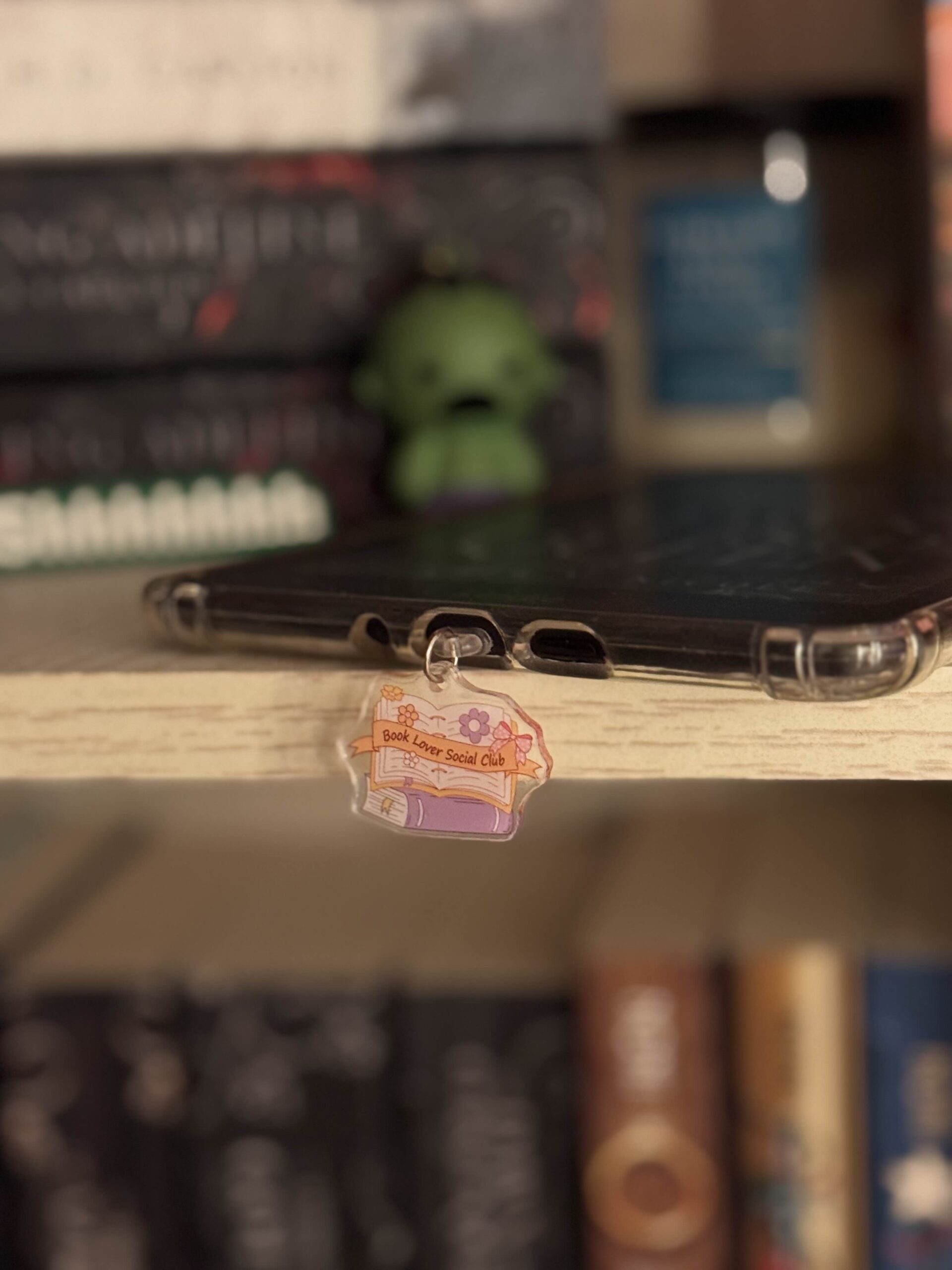 IMG_6306 "Book Lover Social Club" Acrylic Kindle Charm