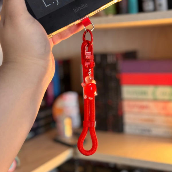 Red Beaded Wrist Strap