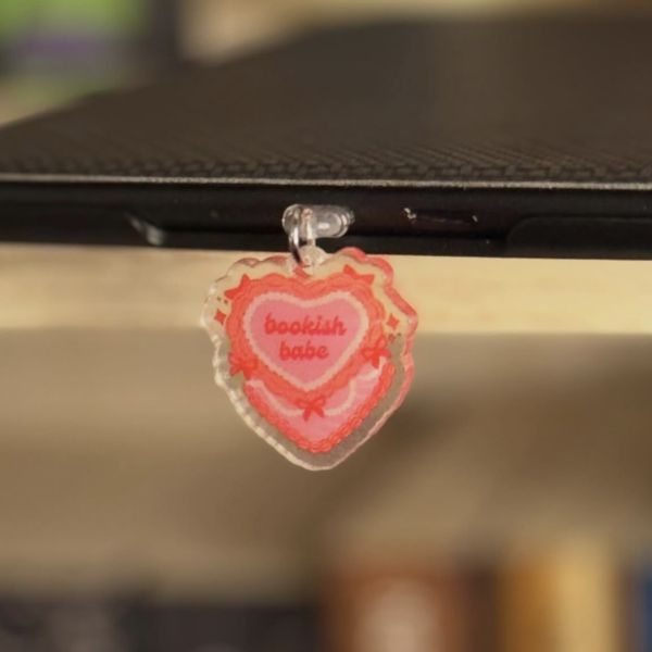 Bookish Babe Heart Dust Plug