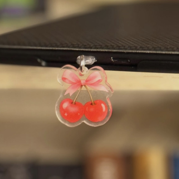 Cherry Bow Dust Plug
