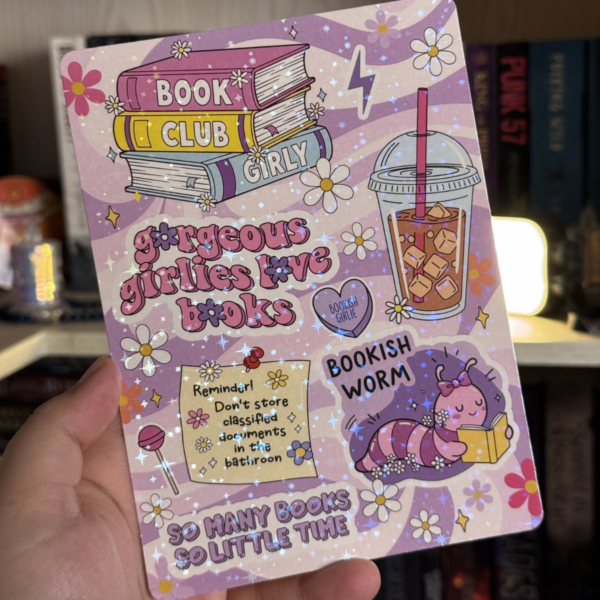 Gorgeous Girlies Love Books Kindle Insert